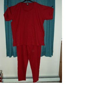 10X PLUS SIZE LADIES COTTON SHIRT & PANT SET